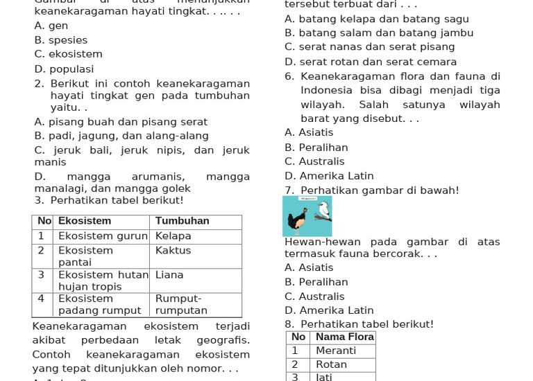15 Contoh Soal IPA Kelas 4 Semester 2 yang Sering Keluar Saat Ujian Akhir Tahun 2026