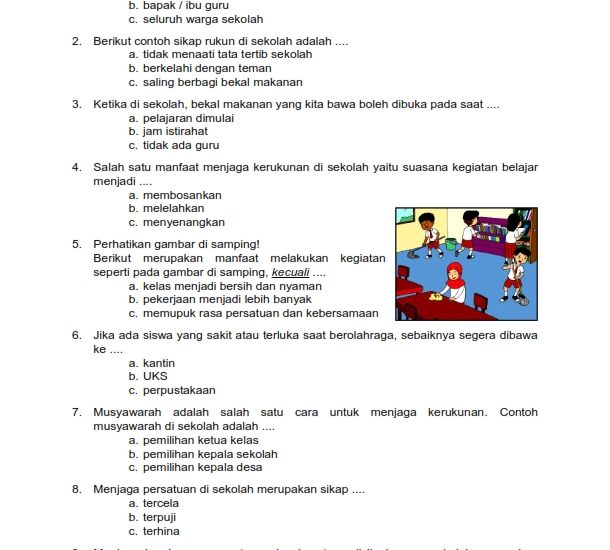 5 Rahasia Nilai Sempurna Soal UAS Kelas 2 Tema 1 Hidup Rukun yang Jarang Diketahui Murid