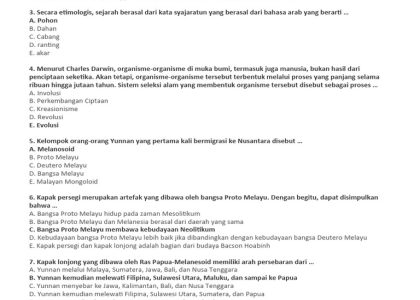 50 Soal Pilihan Ganda Sejarah Wajib Kelas 10 Semester 2 Terlengkap Untuk Ujian 2026