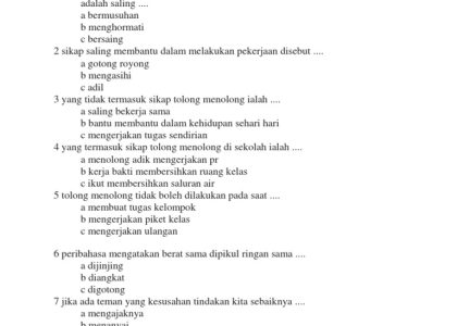 50 soal pkn kelas 10 semester 2