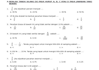 7 Rahasia Lolos Ujian dengan Latihan Soal PAS Matematika Kelas 5 Semester 2 Terbaru 2026