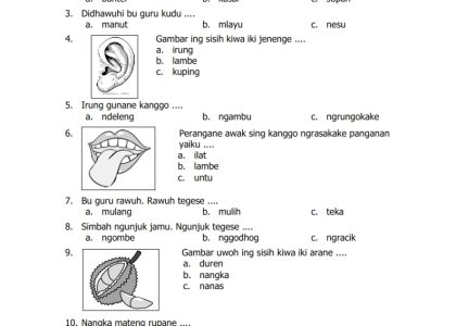 Bocoran Soal Bahasa Jawa UTS Kelas 2 Semester 2 yang Sering Keluar dan Wajib Dipelajari