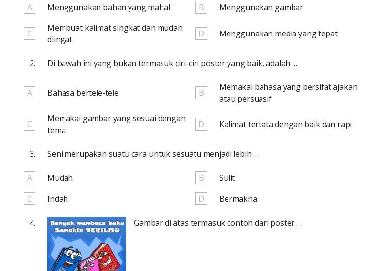 Rahasia Lulus Ujian Seni Budaya dengan 50 Soal Pilgan SBK Kelas 8 Semester 2 Terlengkap